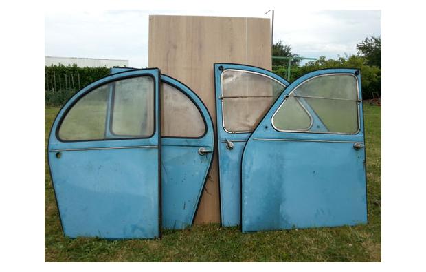 PORTIERES AV ET AR CITROEN 2 CV